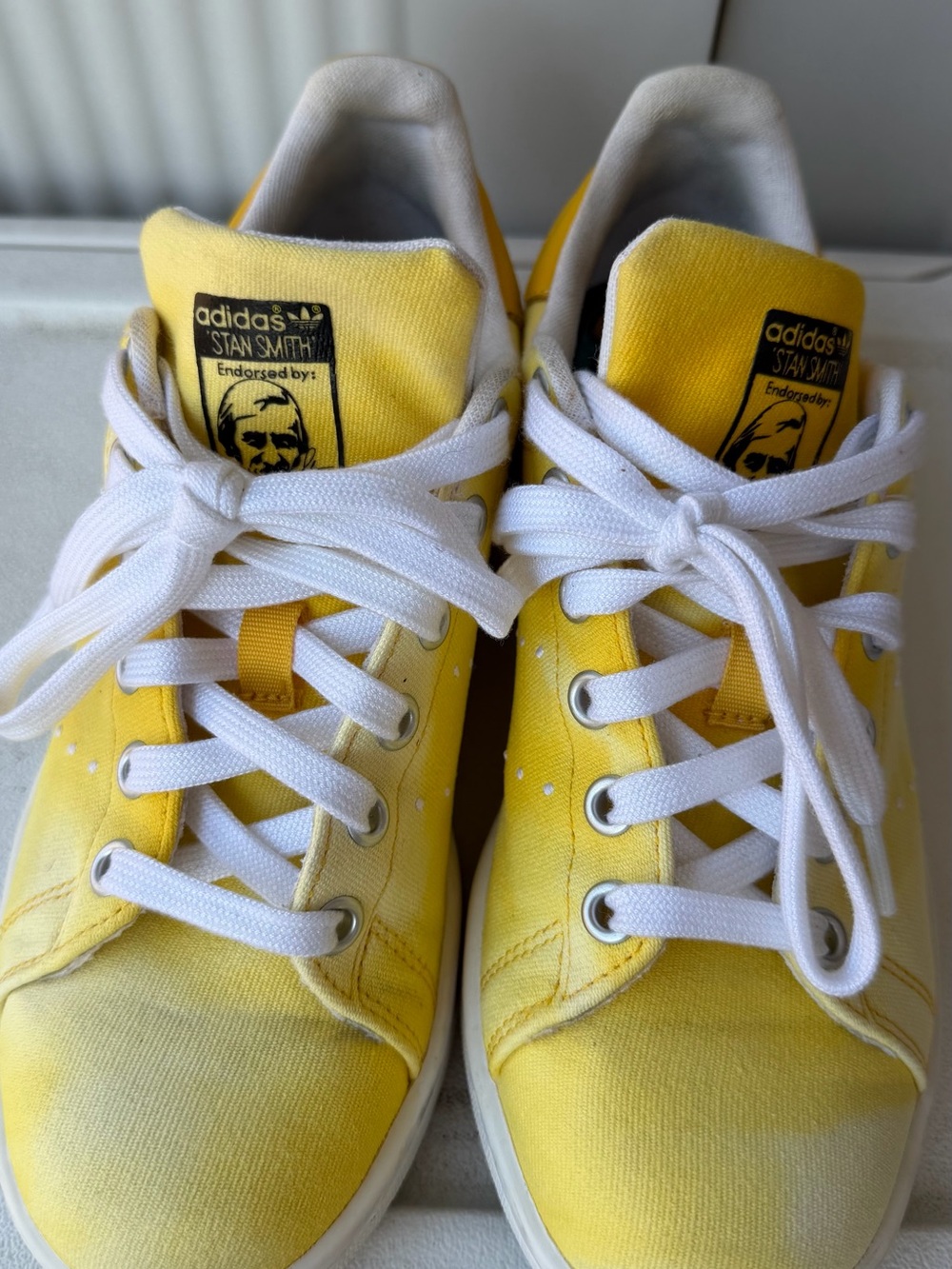 adidas Stan Smith Women's Yellow Canvas Sneakers